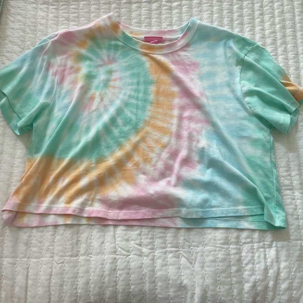 Target X Stoney Clover tie dye cropped T shirt size large.